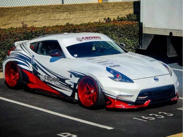 Crown Carbon Crafting 370Z NISMO LADY SPLITTERS - SoCal Z