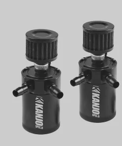 Kanjo Spec.D Dual Mode Oil Catch/Breather Cans (set of 2) with hose