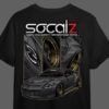 SoCal Z Street Hawk Nissan Z Black T-Shirt