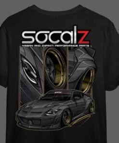 SoCal Z Street Hawk Nissan Z Black T-Shirt