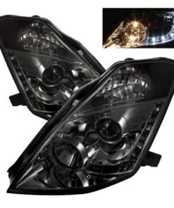 Spyder Nissan 350Z 03-05 Projector Smoked Headlights Halogen Model Only