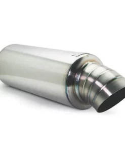 Blox Racing UNIVERSAL STREET MUFFLER - TURNDOWN TIP