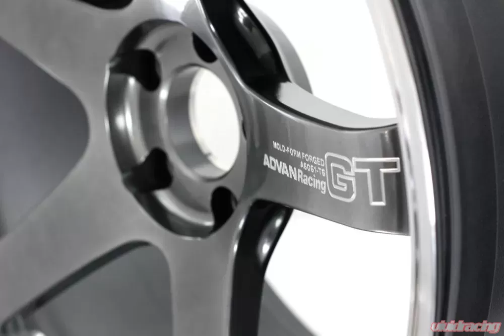 Advan GT Wheel - Machining & Racing Hyper Black - SoCal Z