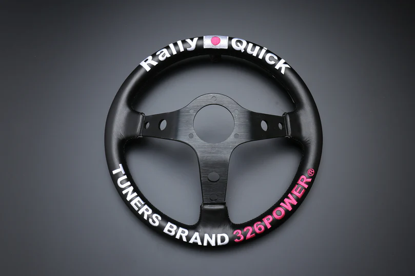 未使用【326 POWER JAPAN Rally Quick】ステアリング 326POWER Steering Rally Quick (Haruguchi Mitsuru Model