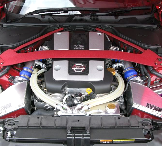 ARC BRAZING OVERFLOW & CATCH CAN COMBO – NISSAN 370Z / INFINITI
