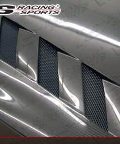2009-2012 Infiniti G37 4Dr Ams Style Carbon Fiber Hood. VIS Carbon Fiber Hoods and Trunks are made from 100% ISO-certified, Grade-A carbon fiber material.  All VIS Carbon Fiber Hoods and Trunks are manufactured using a two-part construction design.  The top layer is composed of carbon fiber material bonded to the hood surface with high-grade epoxy resin, andfinished with an ultra-clear (Poly Shield), UV-protective polyurethane coating for a high gloss finish.  A one-piece, smooth underside shell is fused to the top layer enhancing the product’s structural integrity.  The edges are smoothed by hands to insure good quality finish all around. In 2014, we further improved on this manufacturing process by introducing the Vacuum Infusion Process (V.I.P.), which utilizes a single-mold vacuum to produce parts that are 10-20% lighter than before while improving durability. We are transitioning our full spectrum of carbon parts to use the VIP process so that our customers can enjoy these improved products without incurring a huge cost increase.
All VIS Carbon Fiber Hoods and Trunks come with a VIS badge of authenticity. Please be sure to look for the badge when purchasing. Due to the unknown nature of the intended uses of these products, hood pins are required. These products are intended for off-road use only, unless your local and state laws state otherwise.