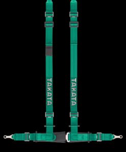 Street Oriented 4 point harness
2" Shoulders, 2" Lap belts
Street Legal
Bolt-in hardware
Available in Green or Black