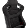 Cipher Auto - AR-9 Revo Racing Seats Black Suede & Fabric w/ carbon fiber poly backing - Pair