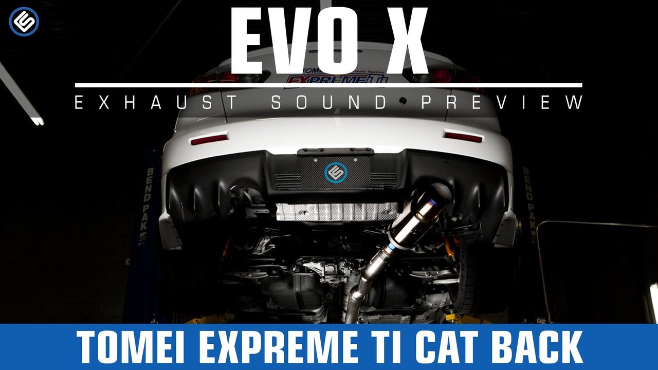 Tomei Expreme-Ti Titanium Exhaust: Evo X (4B11)