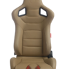 Cipher Auto - Tan Leatherette Carbon Fiber - Pair