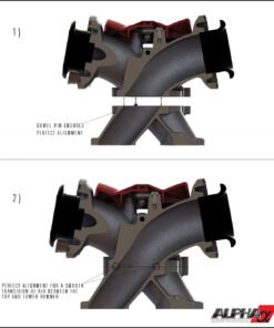 Alpha Performance 18 Injector R35 GT-R Carbon Fiber Intake Manifold