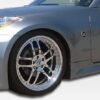 2003-2008 Nissan 350Z Duraflex V-Speed Body Kit - 4 Piece - Includes V-peed Front Bumper Cover (105646) V-Speed Side Skirts Rocker Panels (105647) V-Speed Rear Bumper Cover (105648)