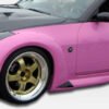 2003-2008 Nissan 350Z Duraflex Vader 3 Body Kit - 4 Piece - Includes Vader 3 Wide Body Front Bumper Cover (102263) Vader 3 Wide Body Rear Bumper Cover (102265) Vader 3 Wide Body Side Skirts Rocker Panels (102264)