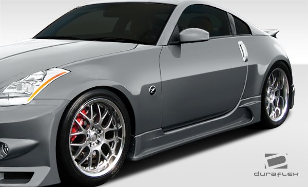 2003-2008 Nissan 350Z Duraflex J-Spec Side Skirts Rocker Panels - 2 Piece