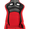 Cipher Auto -  Viper Racing seats red cloth w/ black carbon PU - pair