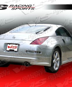 2003-2008 Nissan 350Z 2dr Ams Full Kit. All Vis fiberglass Body Kits; bumpers, Lips side skirts, spoilers, and hoods are made out of a high quality fiberglass. All Body Kits come with wire mesh if applicable. Professional installation required. Picture shown is for illustration purpose only. Actual product may vary due to product enhancement. Modification of part is required to ensure proper fitment. Test fit all Body Kit parts before any modification or painting. Accessories like fog lights, driving lights, splitter, canards, add-on lip, intake scoops, or other enhancement products are not included unless specified in the product description. Intended for OFF ROAD use only.