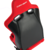 Cipher Auto -  Viper Racing seats red cloth w/ black carbon PU - pair