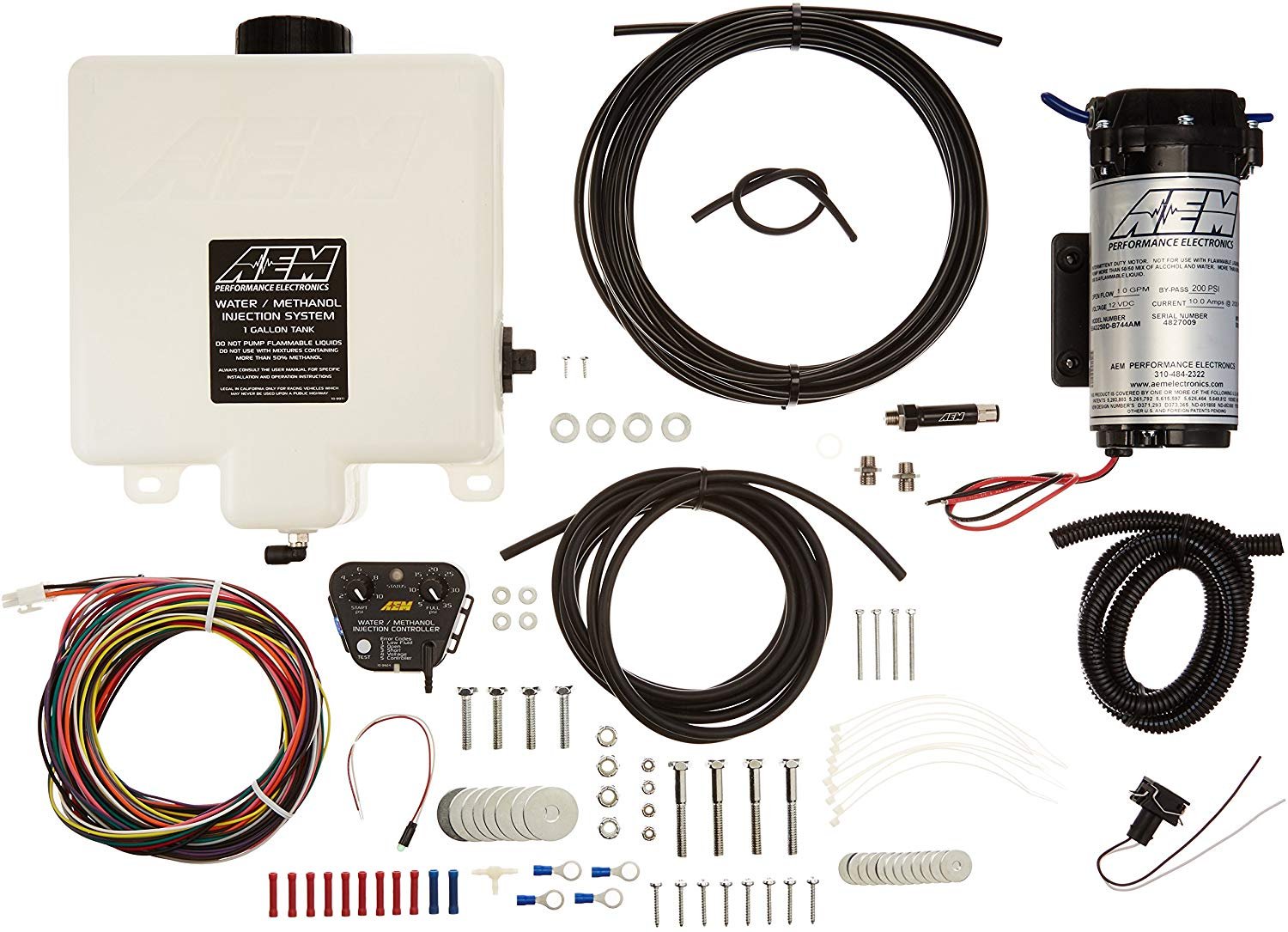 AEM (30-3300) V2 1-Gallon Water/Methanol Injection Kit with Internal MAP Sensor