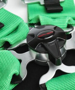 Cipher Green 5 Point 3 Inches Camlock Racing Harness - SFI 16.1