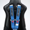 Cipher Blue 5 Point 3 Inches Camlock Racing Harness - SFI 16.1