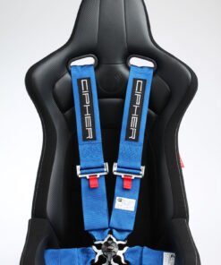 Cipher Blue 5 Point 3 Inches Camlock Racing Harness - SFI 16.1