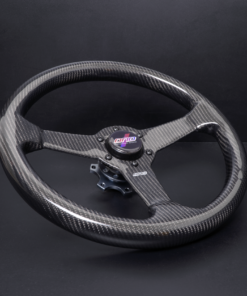 FULL CARBON FIBER STEERING WHEEL (FLAT)