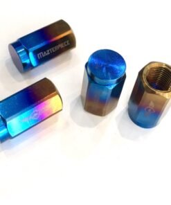Mazterpiece Automotive burnt titanium air valve stem caps