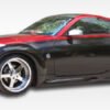 2003-2008 Nissan 350Z Duraflex B-2 Wide Body Rear Fender Flares - 2 Piece