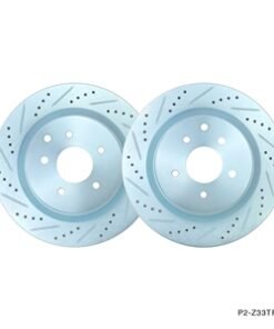 P2M NISSAN 350Z / G35 REAR BRAKE ROTORS (BREMBO) YEAR 2003-08 (P2-Z33TRBKR)