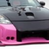2003-2008 Nissan 350Z Duraflex Vader 3 Body Kit - 4 Piece - Includes Vader 3 Wide Body Front Bumper Cover (102263) Vader 3 Wide Body Rear Bumper Cover (102265) Vader 3 Wide Body Side Skirts Rocker Panels (102264)