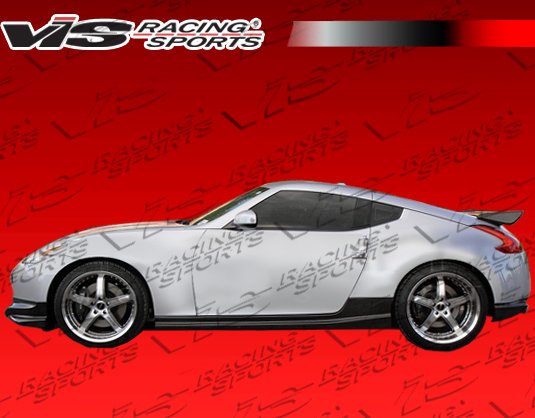 2009-2016 Nissan 370Z 2Dr Techno R Carbon Fiber Side Skirts