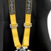 Cipher Racing Yellow 4 Point 2 Inches Camlock Quick Release Racing Harness - Pair