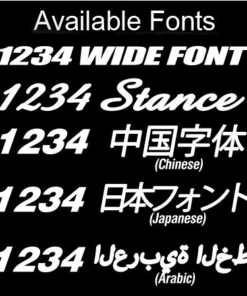 Available Fonts
