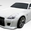 2003-2008 Nissan 350Z Duraflex GT-R Body Kit - 4 Piece - Includes GT-R Front Bumper Cover (105901) R35 Side Skirts Rocker Panels (106030) R35 Rear Bumper Cover (106031)