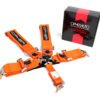 Cipher Orange 5 Point 3 Inches Camlock Racing Harness - SFI 16.1