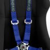 Cipher Racing Blue 4 Point 2 Inches Camlock Quick Release Racing Harness - Pair