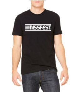 Black Nissfest Shirt with White logo