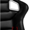 Cipher Auto - Racing Seats black w/ white stitching