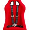 Cipher Racing Black 4 Point 2 Inches Camlock Quick Release Racing Harness - Pair