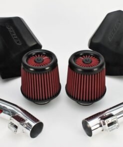 Infiniti EX35, G35, G37, Q40, Q60 Generation 2 Long Tube Dual Intake Kit With Dry Filter