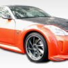 2003-2008 Nissan 350Z Duraflex Vader 3 Body Kit - 4 Piece - Includes Vader 3 Wide Body Front Bumper Cover (102263) Vader 3 Wide Body Rear Bumper Cover (102265) Vader 3 Wide Body Side Skirts Rocker Panels (102264)