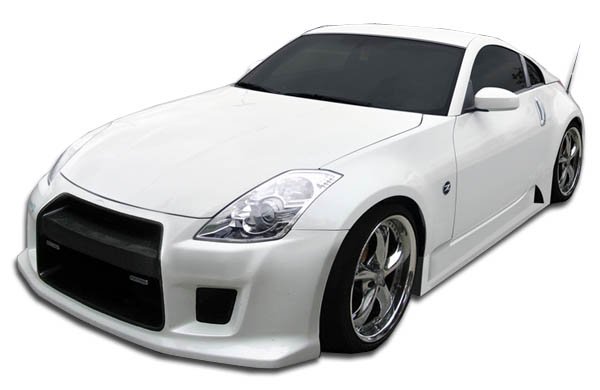 2003-2008 Nissan 350Z Duraflex R35 Body Kit - 4 Piece - Includes R35 Front Bumper Cover (106029) R35 Side Skirts Rocker Panels (106030) R35 Rear Bumper Cover (106031)