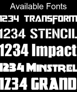 TIRE STICKERS - 8 permanent tire decals w/ tire cleaner combo pack