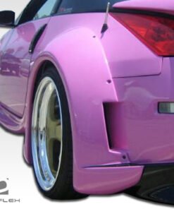 2003-2008 Nissan 350Z Duraflex Vader 3 Wide Body Rear Fender Flares - 2 Piece