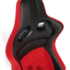 Cipher Auto -  Viper Racing seats red cloth w/ black carbon PU - pair