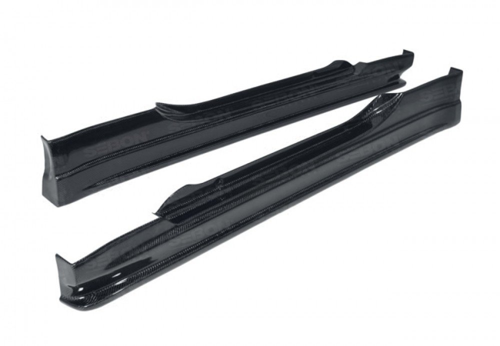 CW-STYLE CARBON FIBER SIDE SKIRTS FOR 2002-2005 NISSAN 350Z
