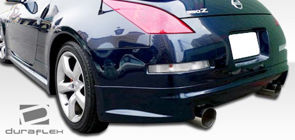 2003-2008 Nissan 350Z Duraflex AM-S Body Kit - 4 Piece - Includes AMS Front Bumper Cover (104984) AMS Side Skirts Rocker Panels (104985) AMS Rear Lip Under Spoiler Air Dam (104986)