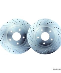 P2M NISSAN 2003-05 350Z, 2003-04 G35(RWD/AWD) 2005 G35 AWD FRONT BRAKE ROTORS (NON-BREMBO) (P2-Z33FBKR)