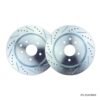 P2M NISSAN 2006-08 350Z, 2005 G35 RWD, 2006-08 G35 (ALL), 2009+ (370Z/G37) REAR BRAKE ROTORS (NON-AKEBONO) (P2-Z34RBKR)
