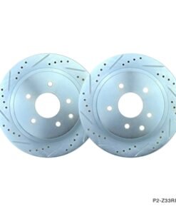 P2M NISSAN 2003-05 350Z, 2003-04 G35 (RWD/AWD), 2005 G35 AWD REAR BRAKE ROTORS (NON-BREMBO)